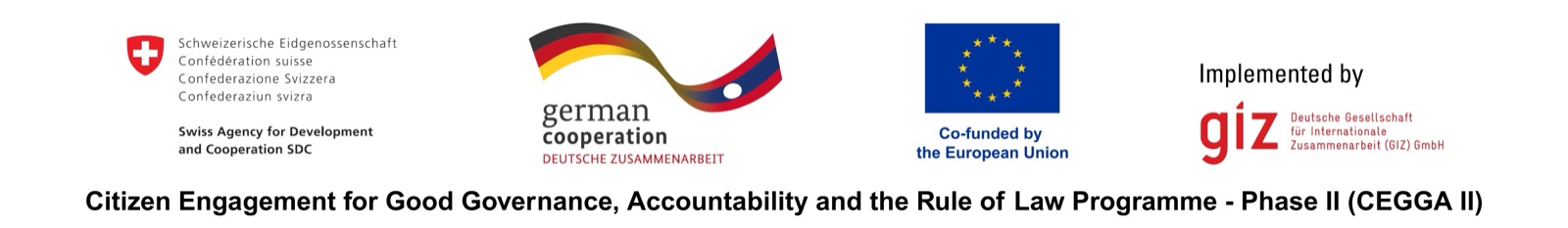 Citizen Engagement for Good Governance, Accountability and the Rule of Law Programme - Phase II partners
